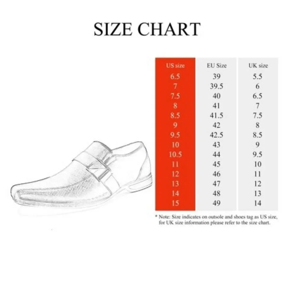 (84-4449)  Bruno Marc Men Oxfords Fashion Square Toe Shoes Slip On Loafer Sz 10.